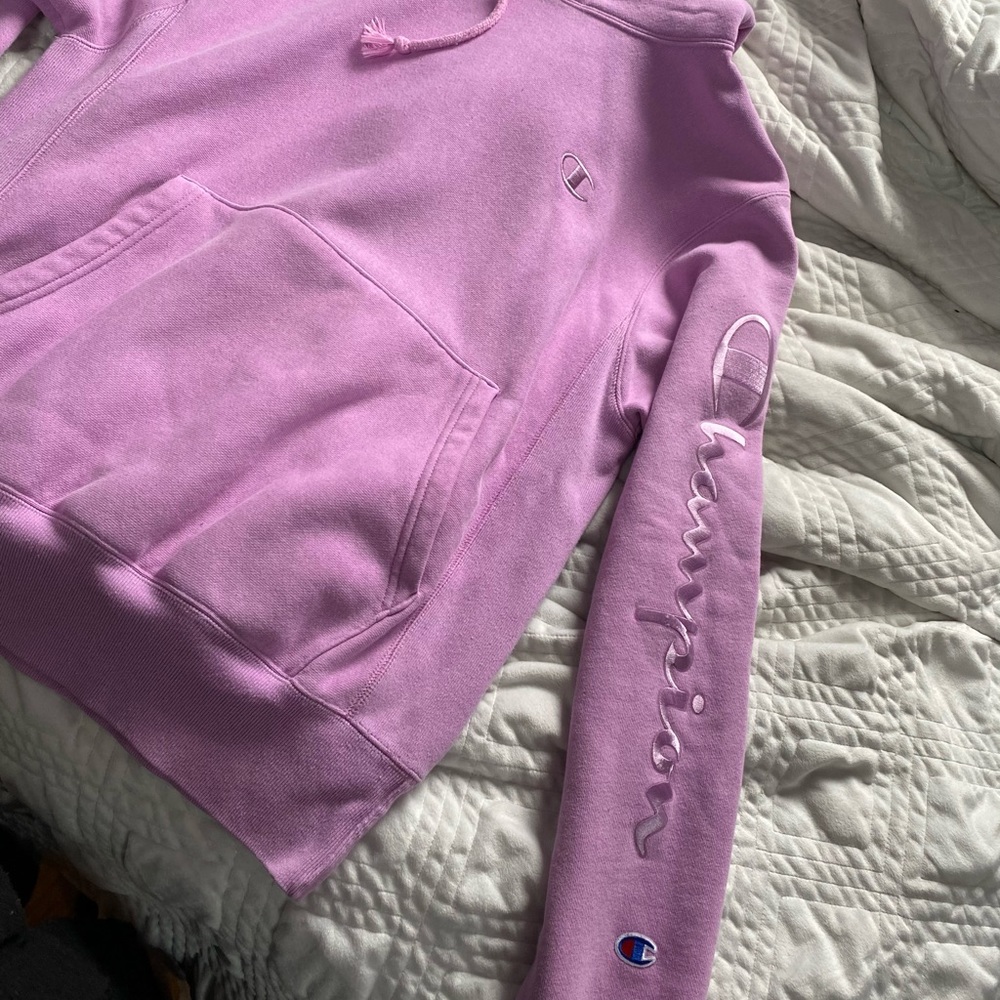 Pink Champion hoodie